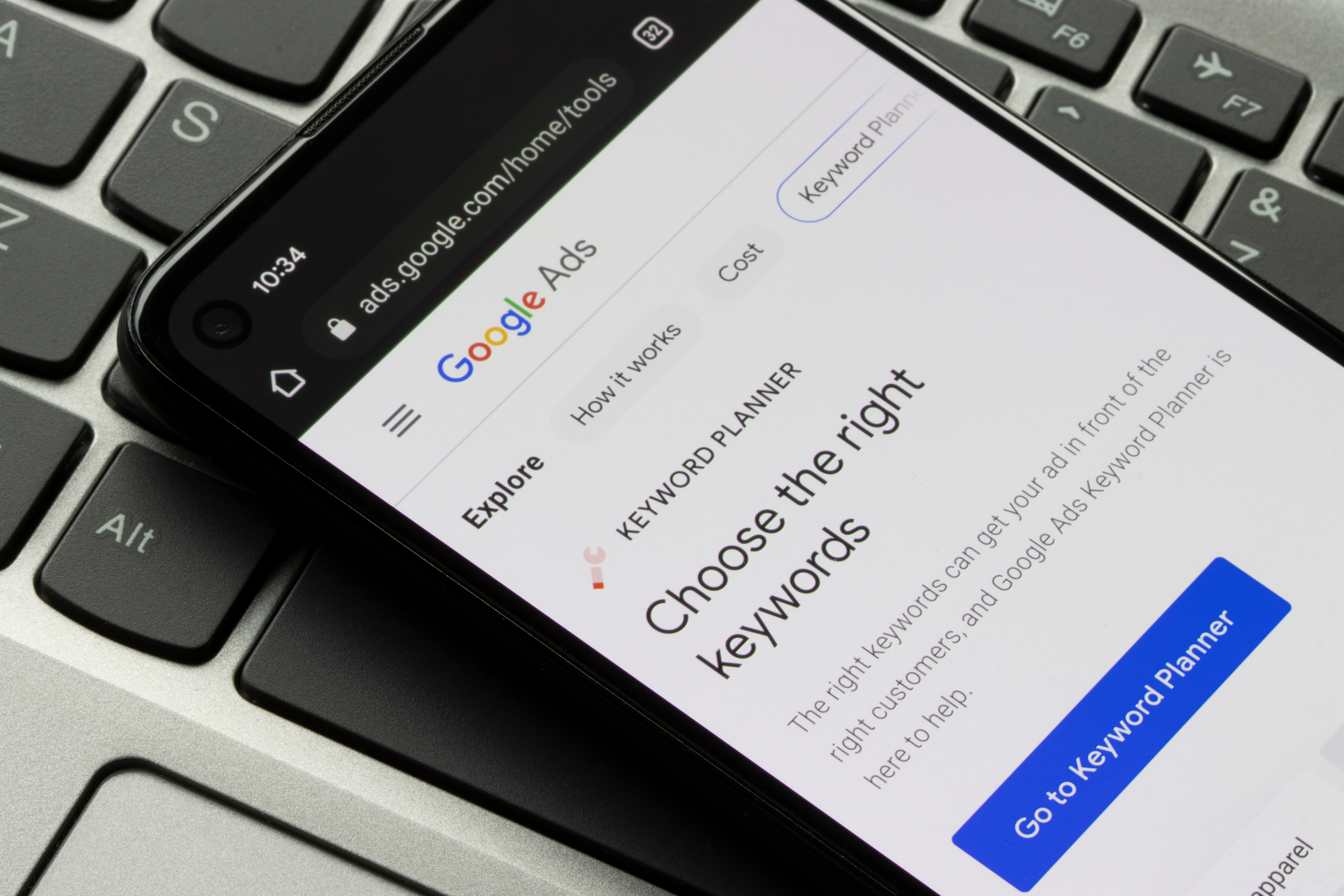 mkt google ads — Marketing page